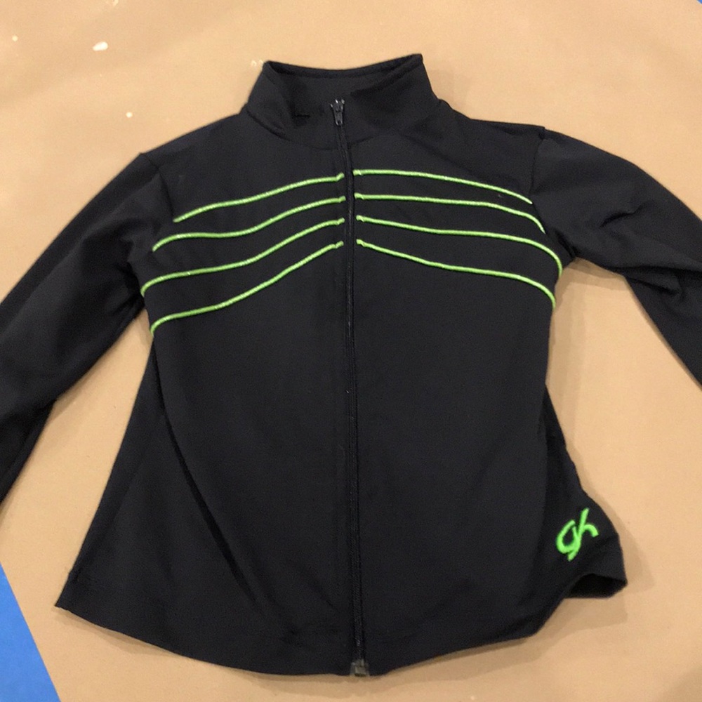 Black athletic sweatshirt